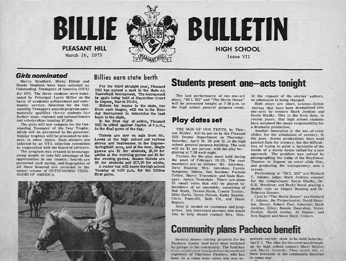 Billie Bulletin March 16 1973 01 Featured