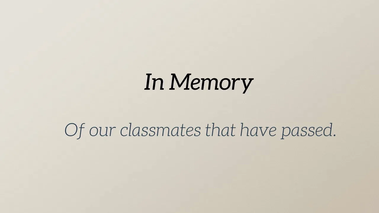 In Memory Video